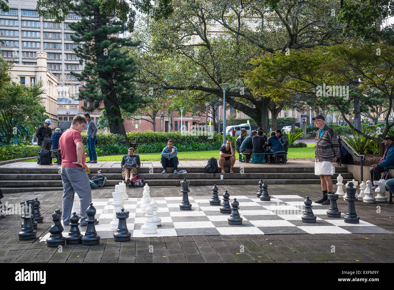 Hyde Park Chess Masters - Installed in 1972, this giant chess board stands  in the Nagoya Gardens of Hyde Park. : r/sydney