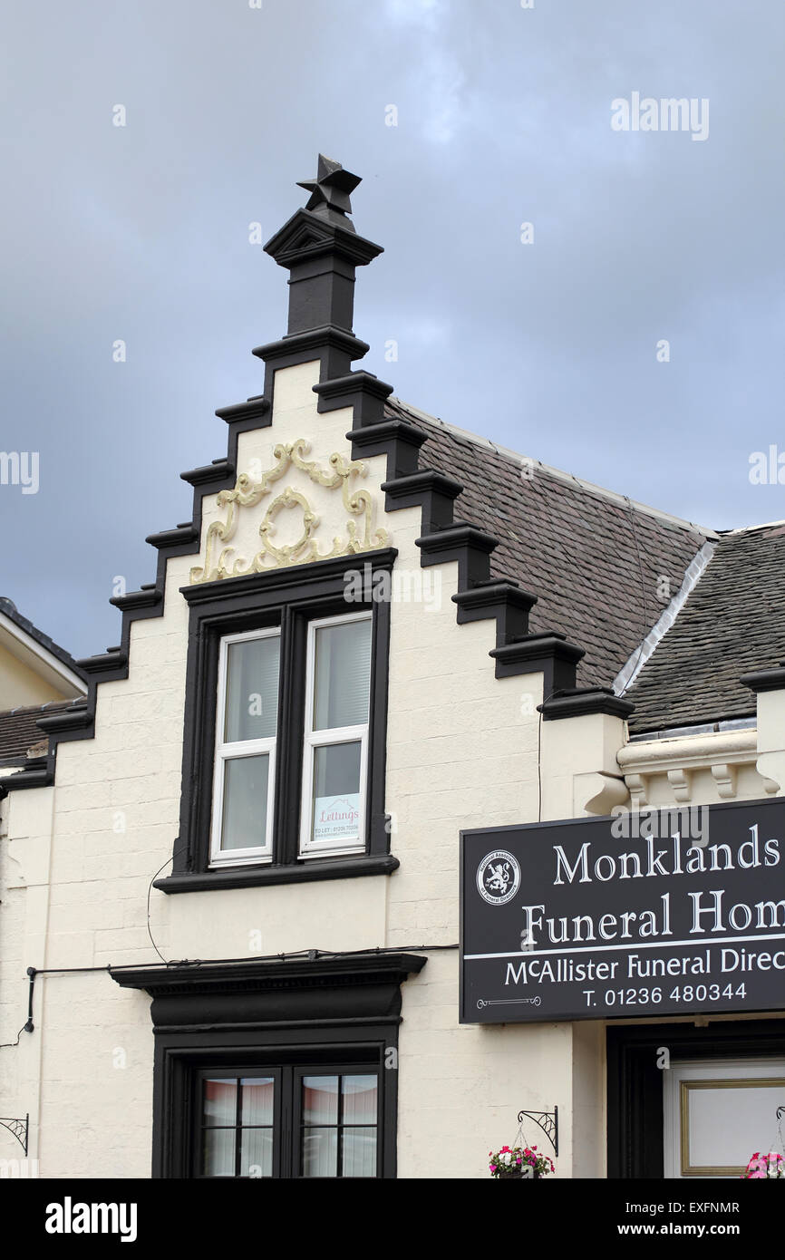 Monklands Funeral Home in the old, historical building in Airdrie