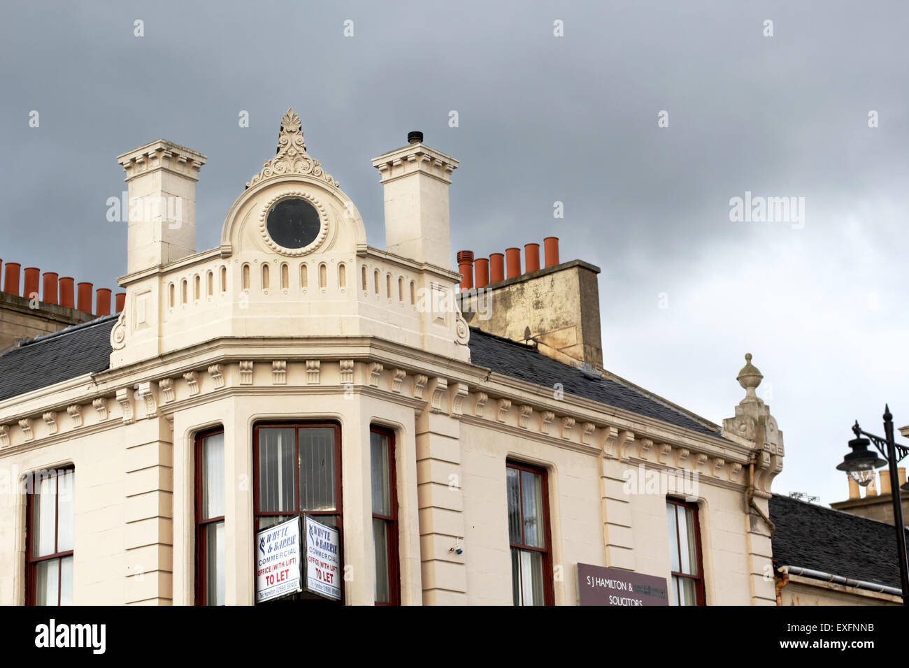 Old, historical building in Airdrie, North Lanarkshire, Scotland Stock Photo