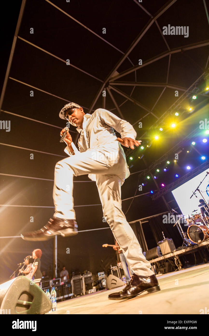 Praia, Cape Verde. 11th July, 2015, World music festival "Badja Ku Sol