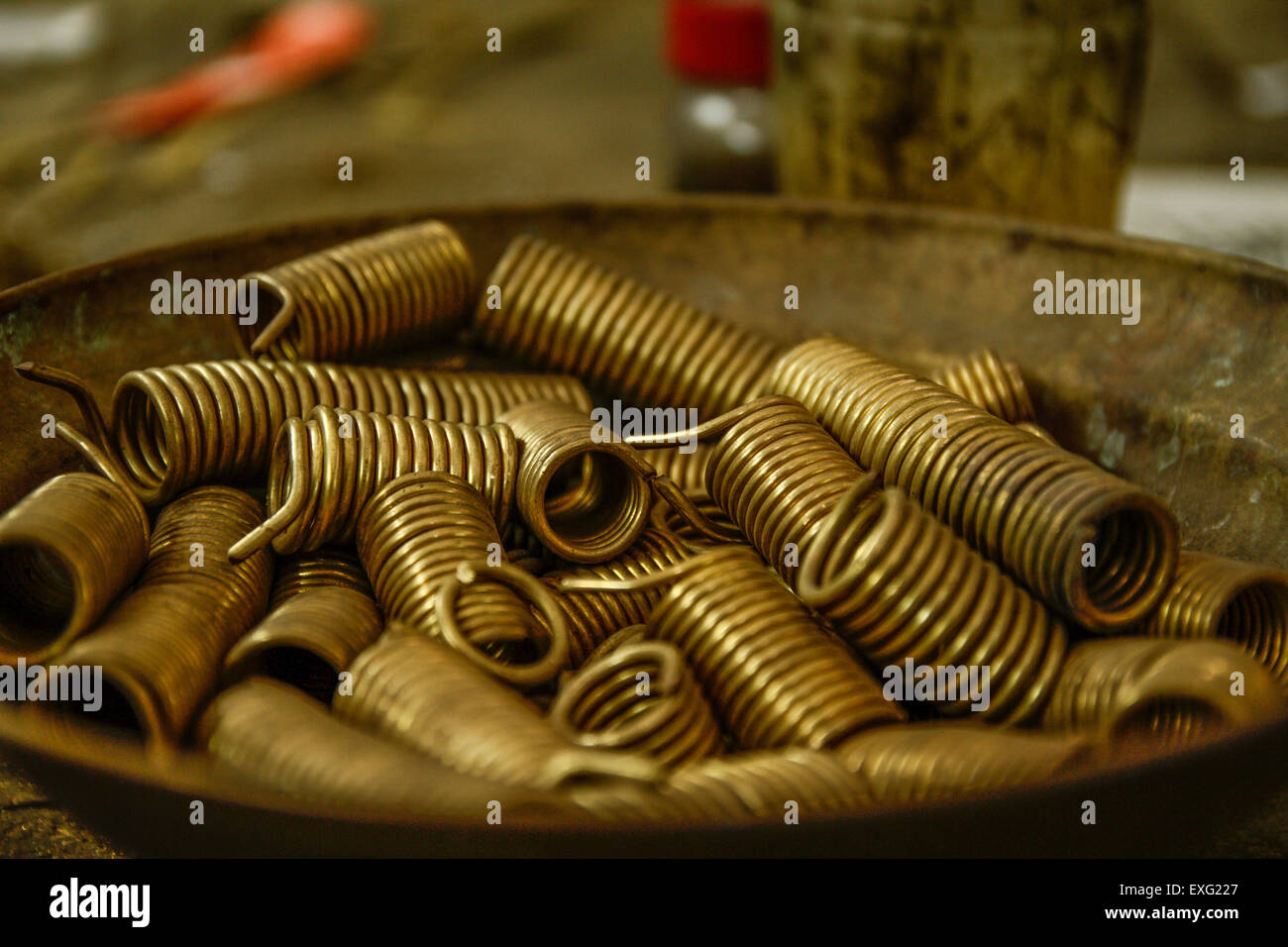 Components brass hi-res stock photography and images - Alamy