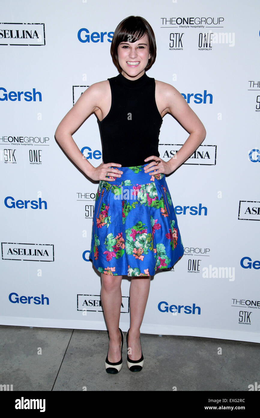 Gersh Upfronts Party 2015 held at Asellina Ristorante - Arrivals  Featuring: Alexandra Socha Where: New York, United States When: 12 May 2015 Stock Photo