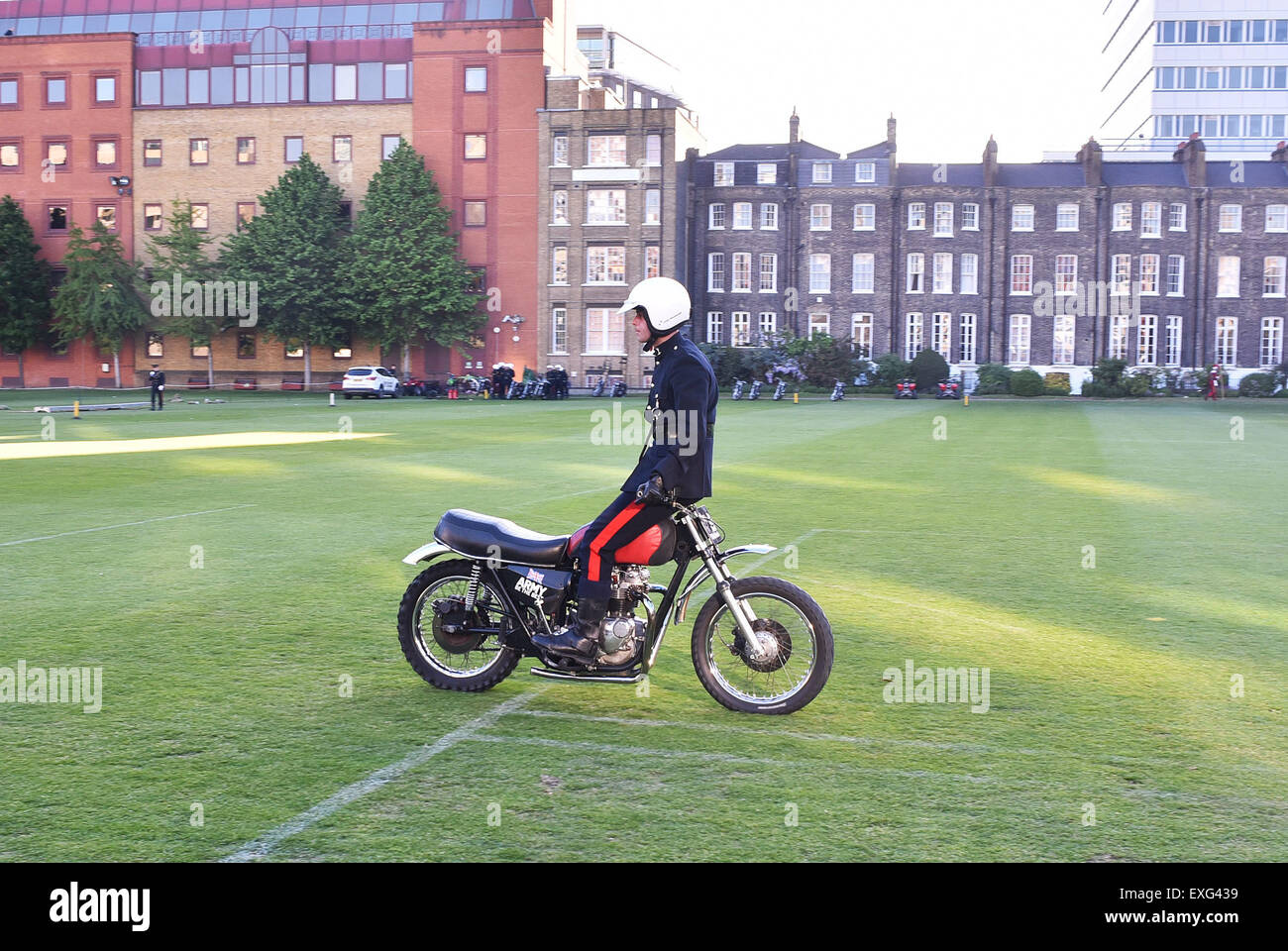 Honourable Artillery Company Open Day 2015 at the Artillery Garden in Old Street, London  Featuring: Atmosphere Where: London, United Kingdom When: 12 May 2015 Stock Photo