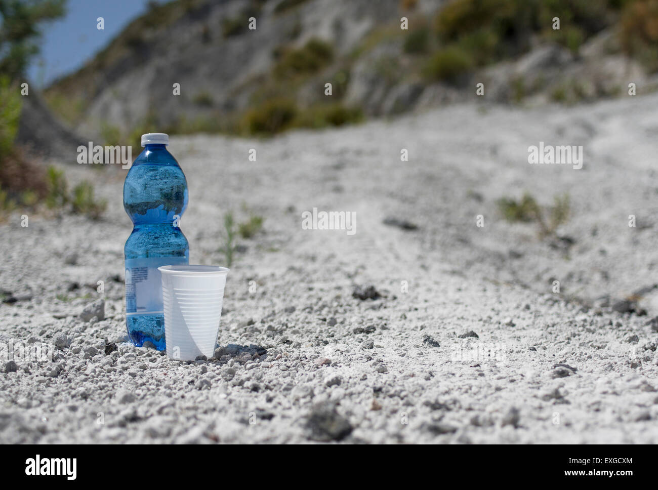 Water In Desert Stock Photo Alamy