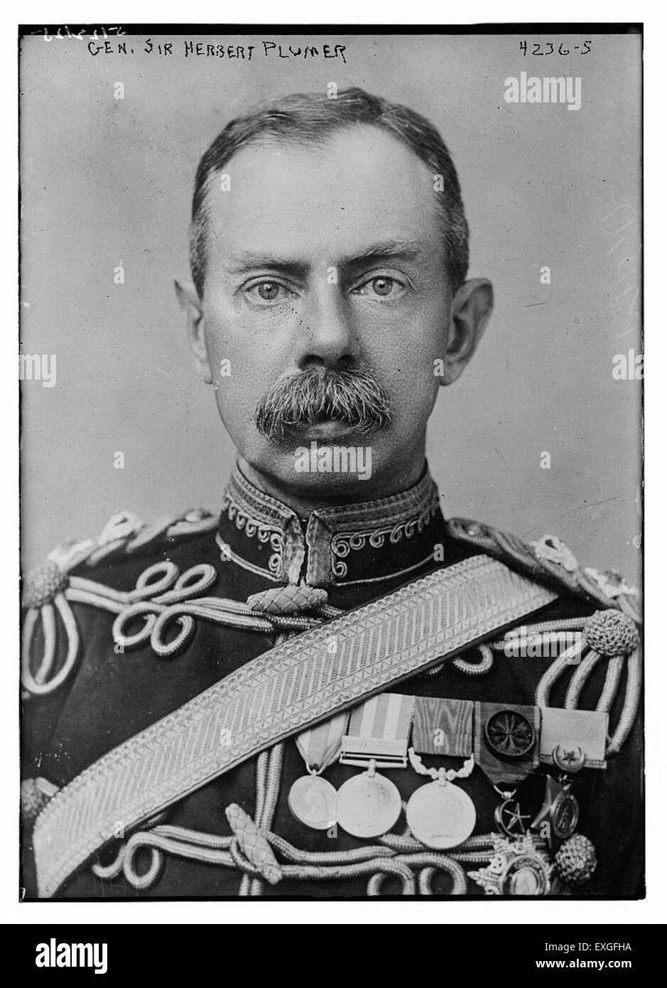 Gen Sir Herbert Plumer Stock Photo