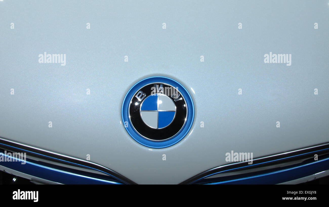 logo of BMW i8 e-drive Stock Photo