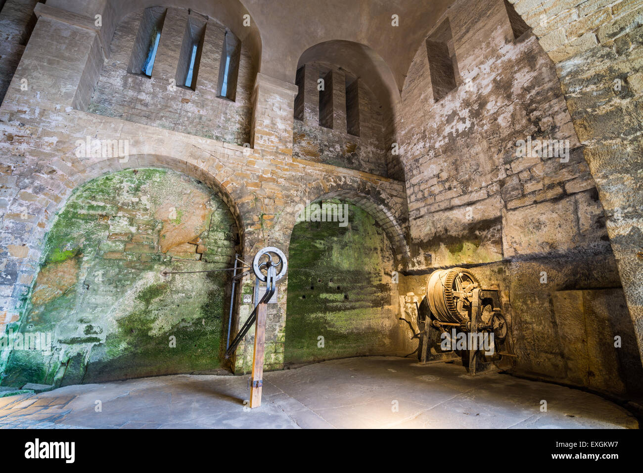 Fortress Koenigstein, Saxonian Swiss, Saxony, Germany, Europe Stock
