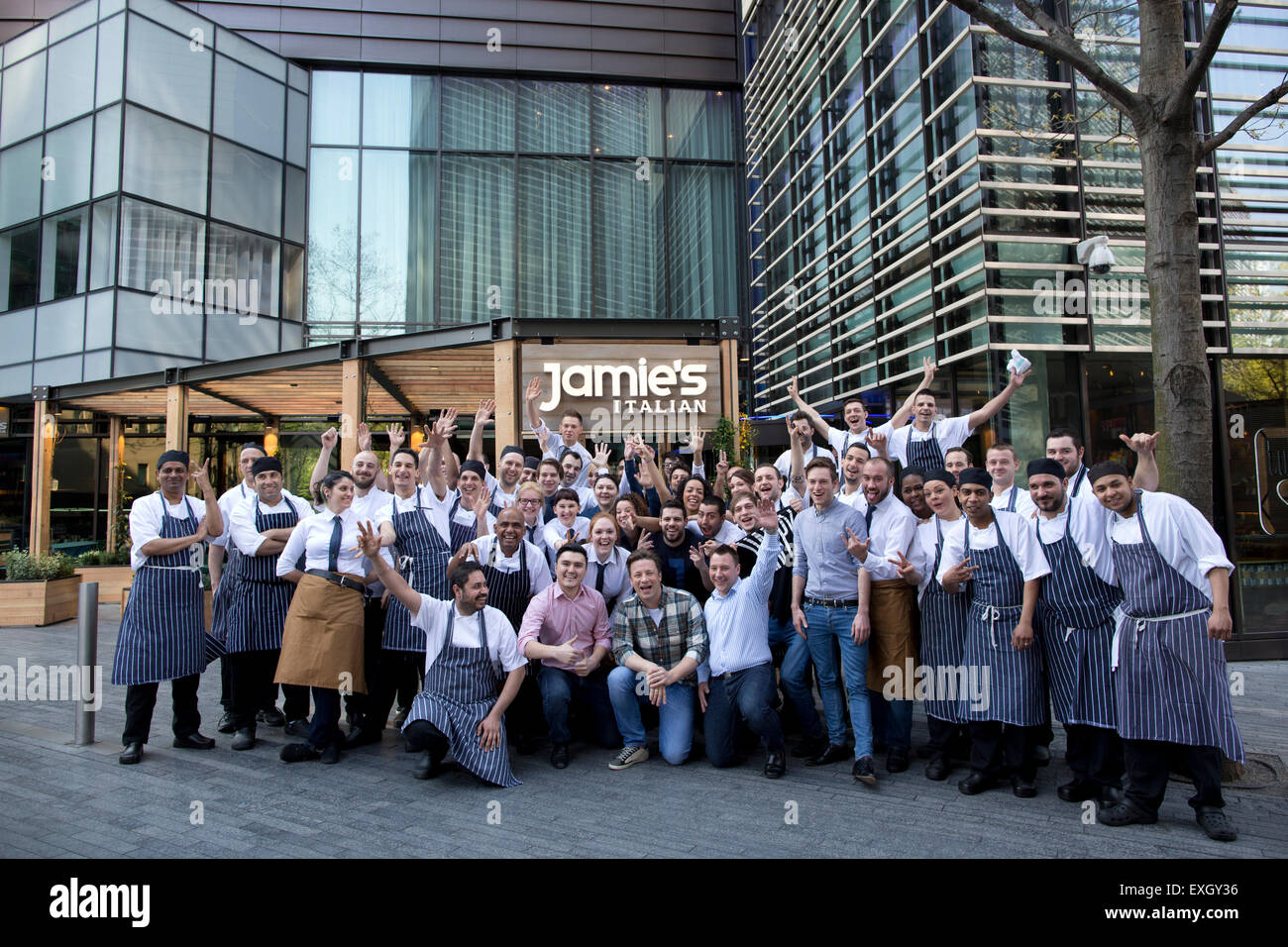 Jamie's Italian restaurant, 5 More London Place, attached to the Hilton