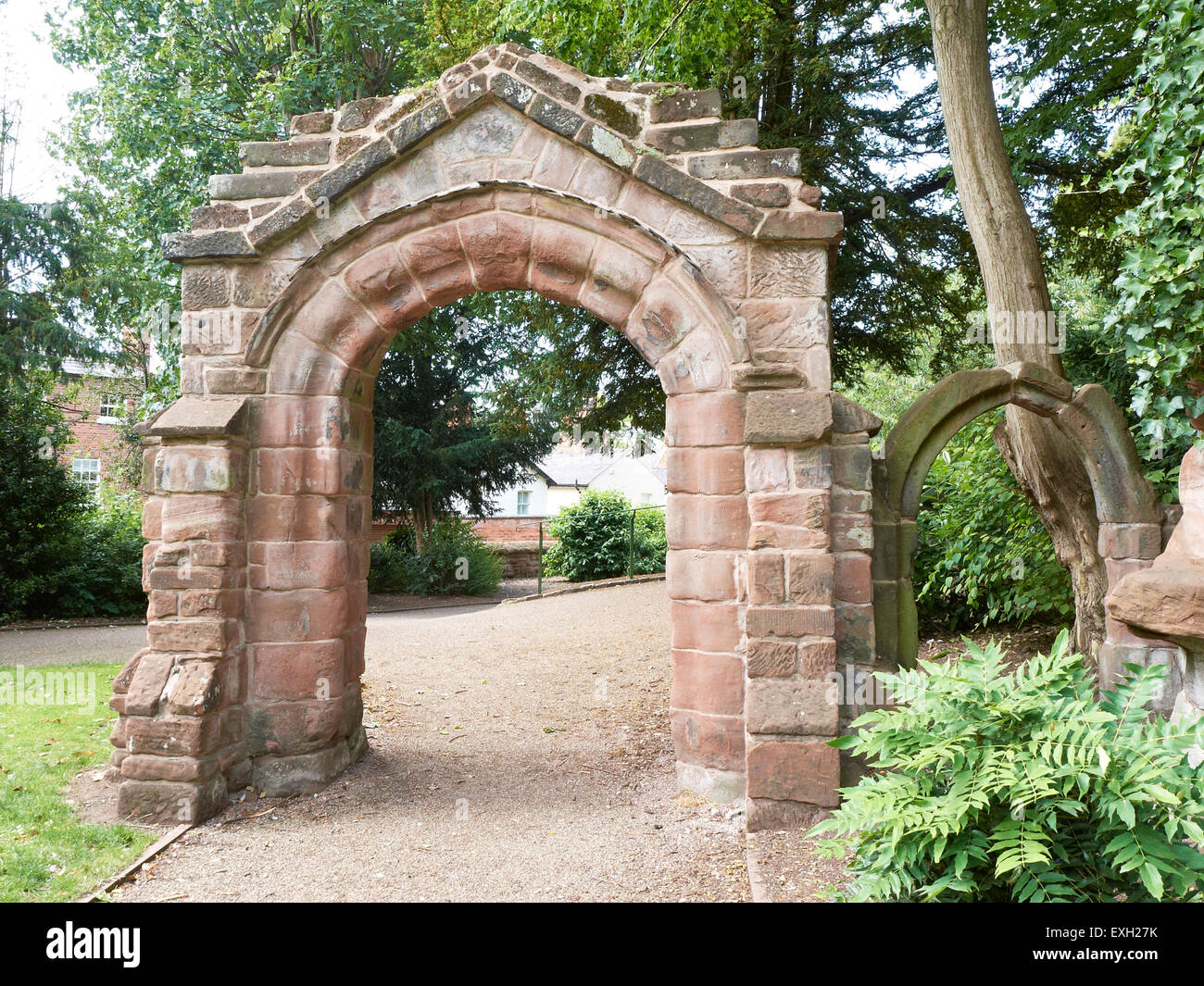 St Michael's Arch in The Quarry Garden as part of Grosvenor Park in