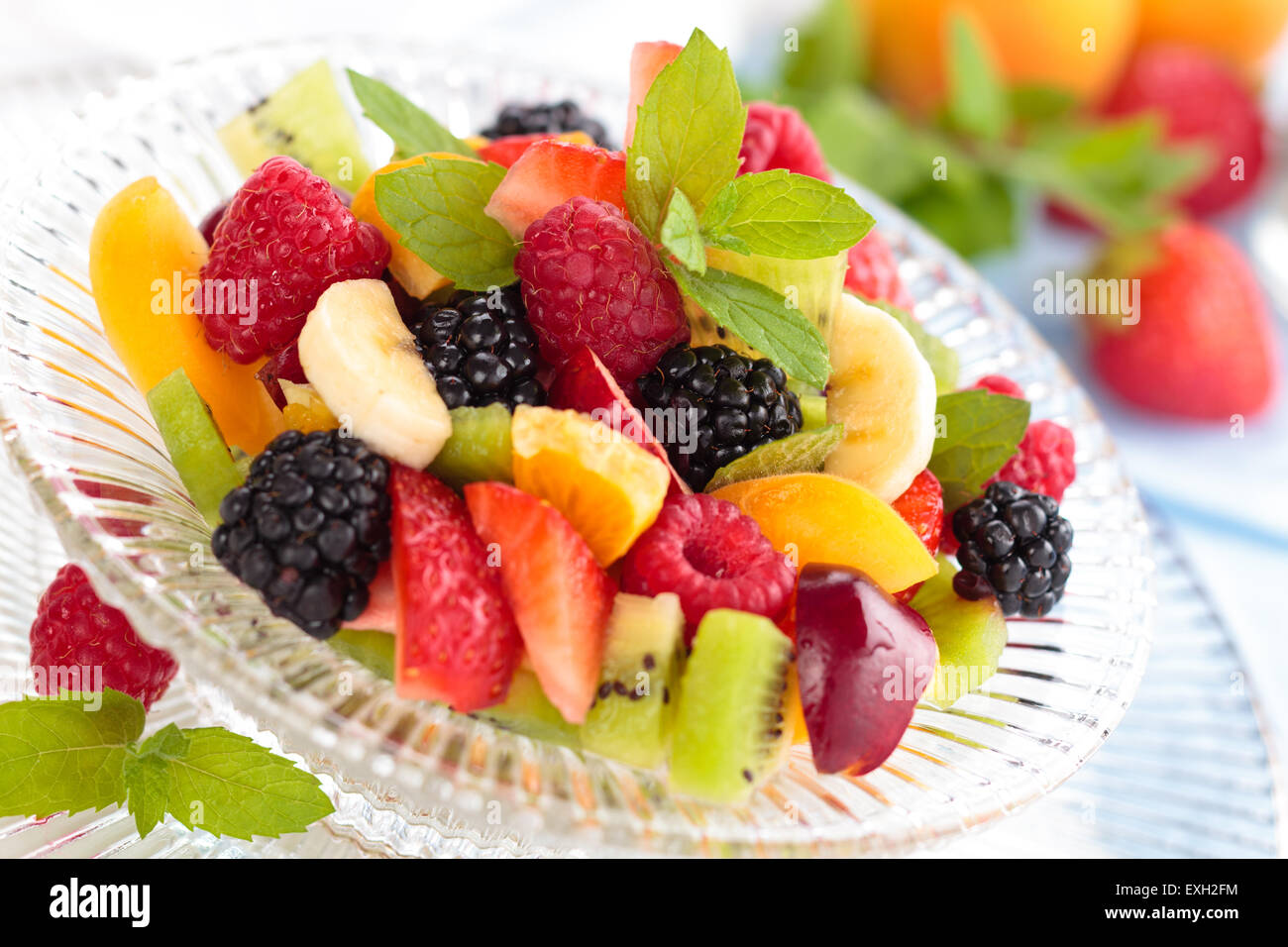 Diet fruit salad in hi-res stock photography and images - Alamy