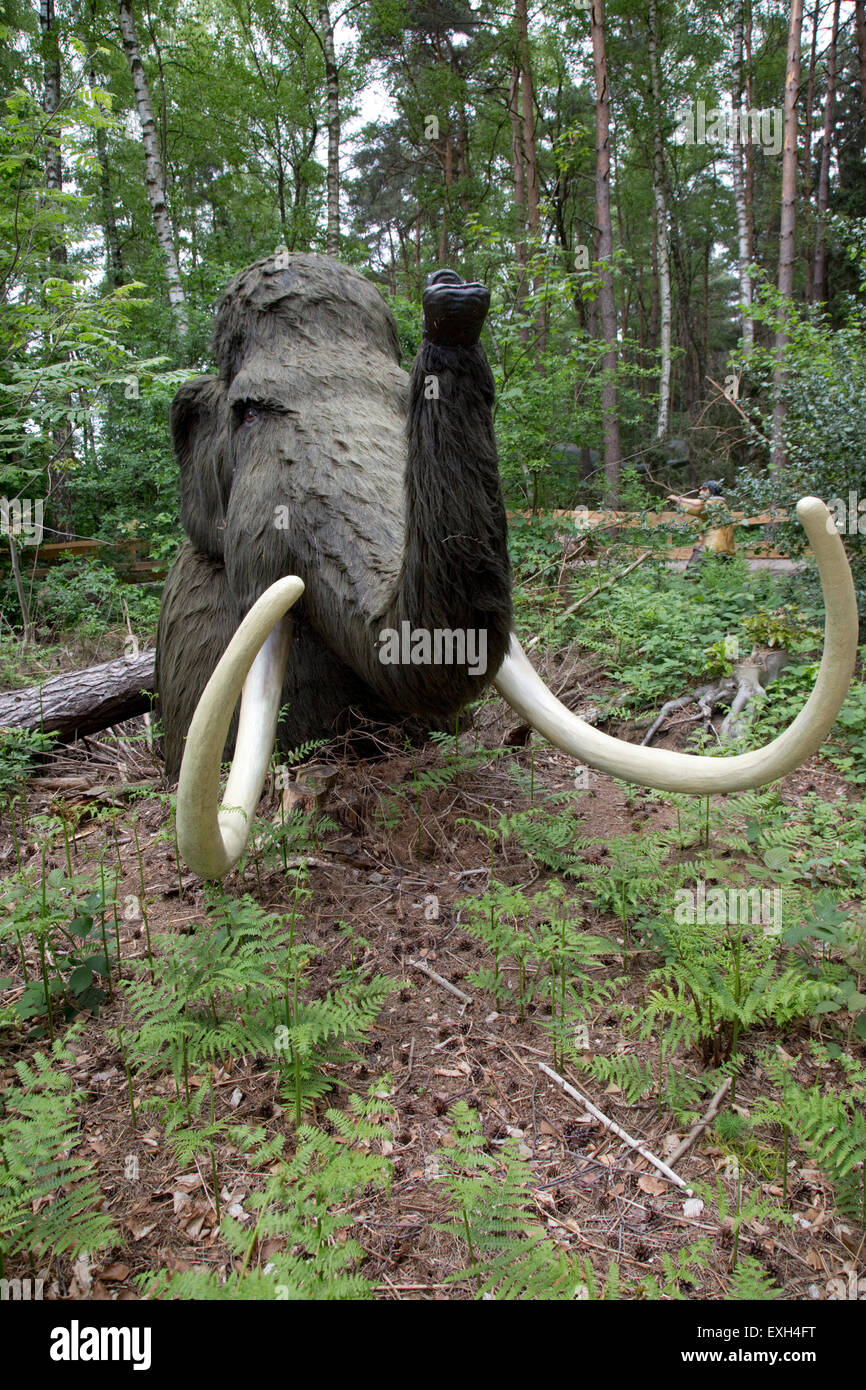 Woolly mammoth Mammuthus primigenius extinct large mammal Dinosaurier