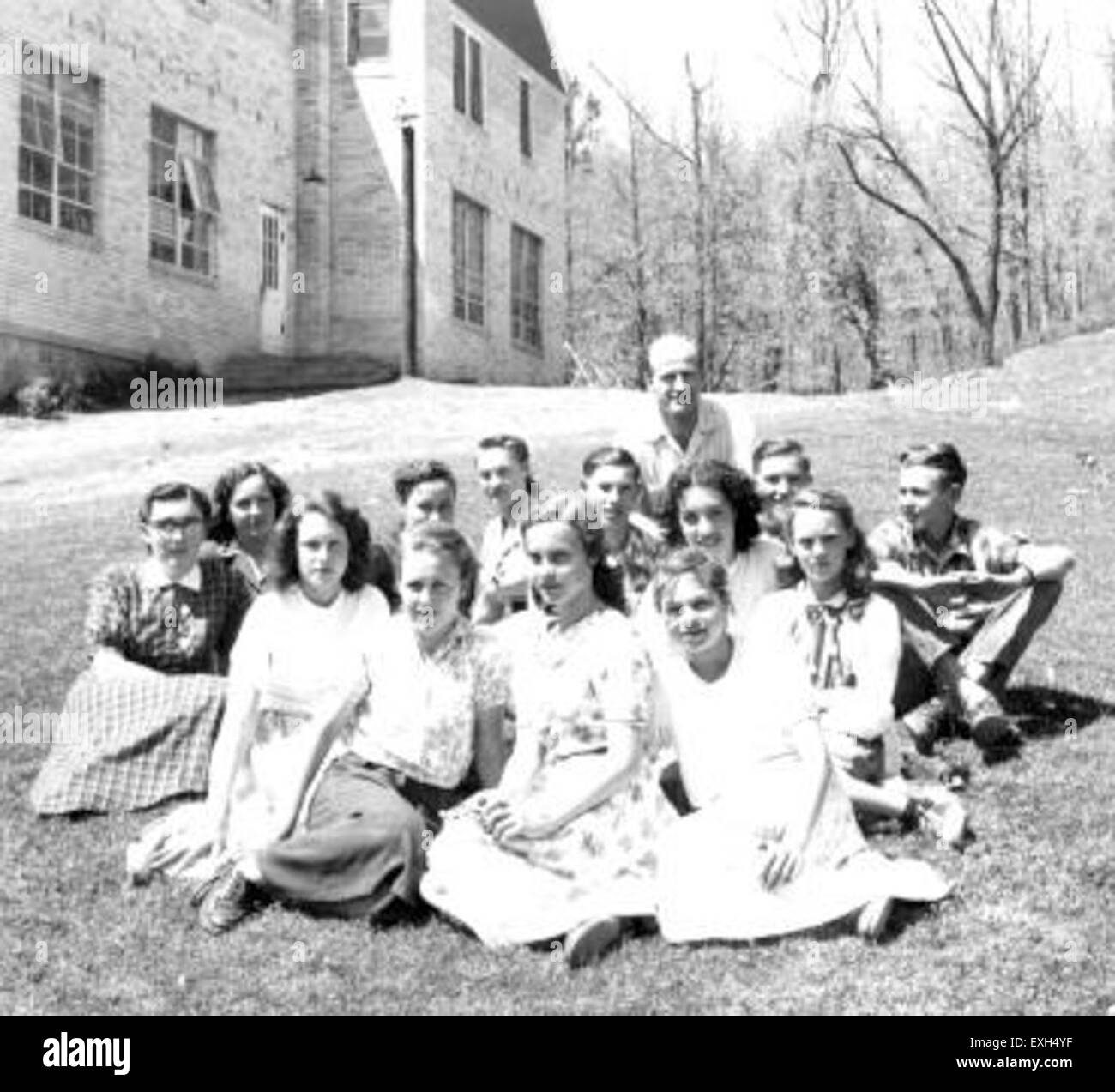 Bethel Springs School grade 711 Stock Photo Alamy