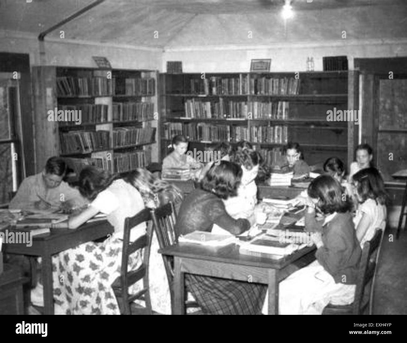 Bethel Springs School Library Stock Photo Alamy