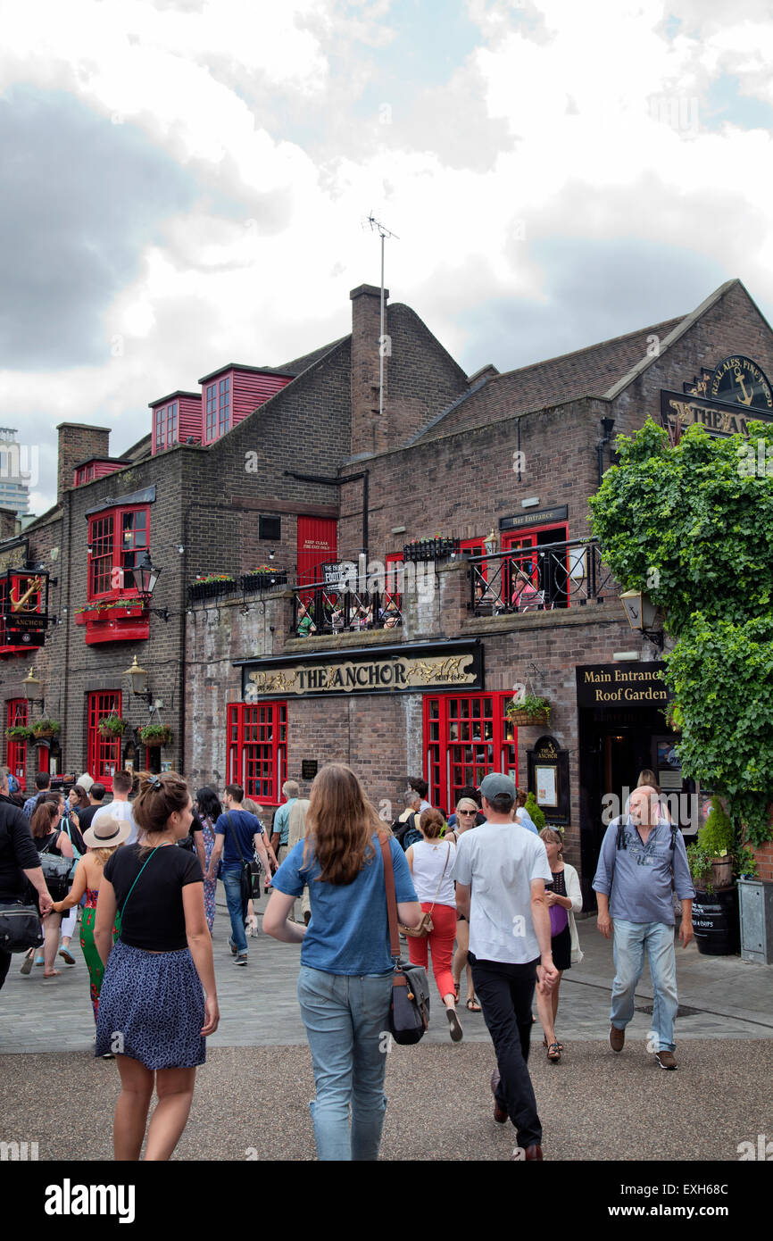 The Anchor Pub Bankside in London UK Stock Photo Alamy