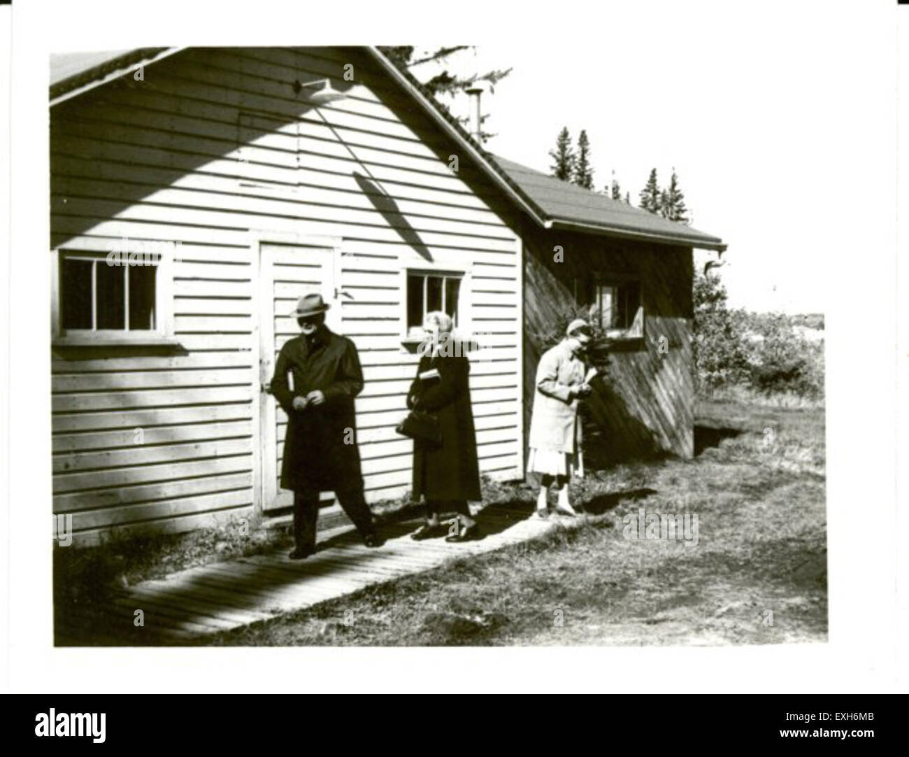Calling Lake Mennonite Church Stock Photo Alamy