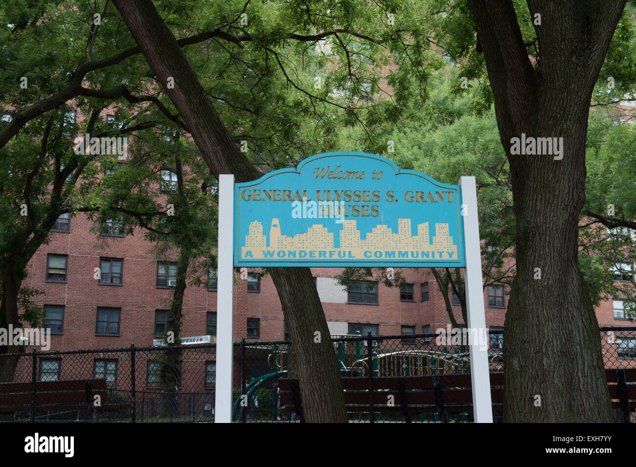 New York, NY, USA. 13th July, 2015. The Grant Houses as NY City ...