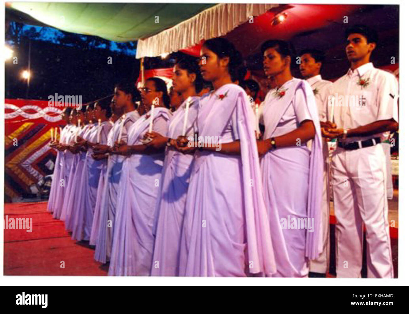 Dhamtari Nursing Students Stock Photo