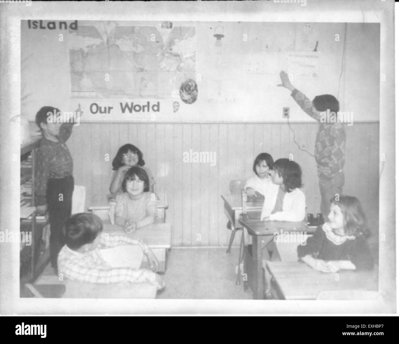 Fourth Grade In Marlboro Alberta Stock Photo Alamy