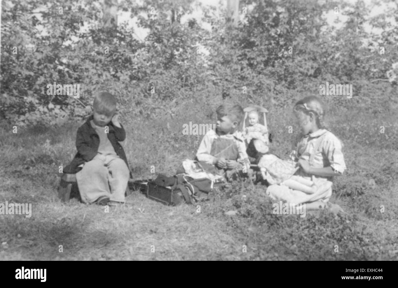 George Barg Children In Duchess Alberta Stock Photo Alamy