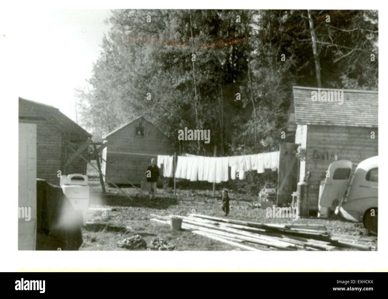 Granery Village Calling Lake Alberta Stock Photo Alamy