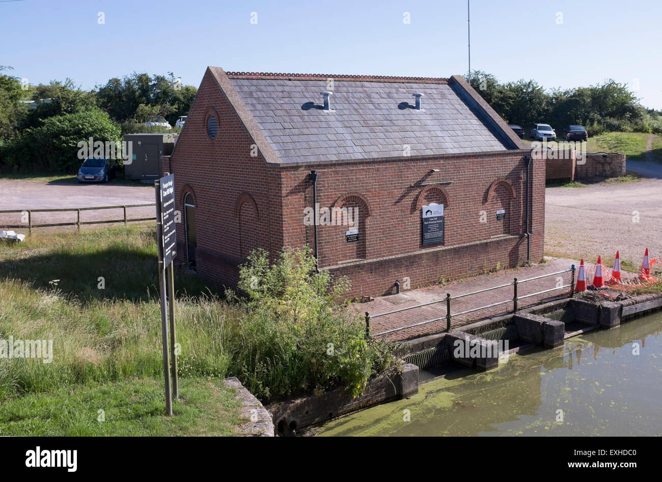 Caen Hill Back Pumping Station Devizes Wiltshire Stock Photo