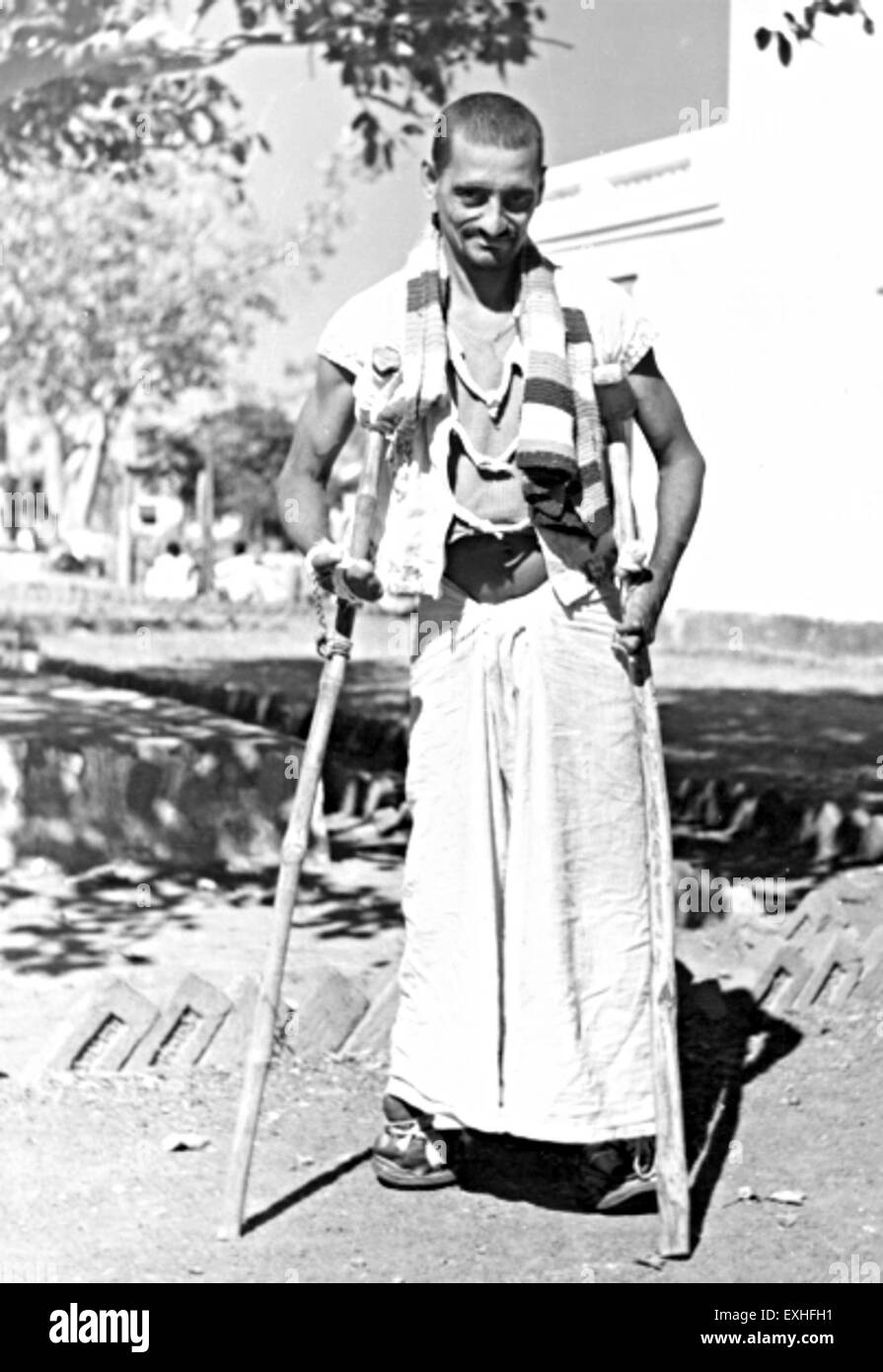 Leper, MP, India, 1960 1 Stock Photo