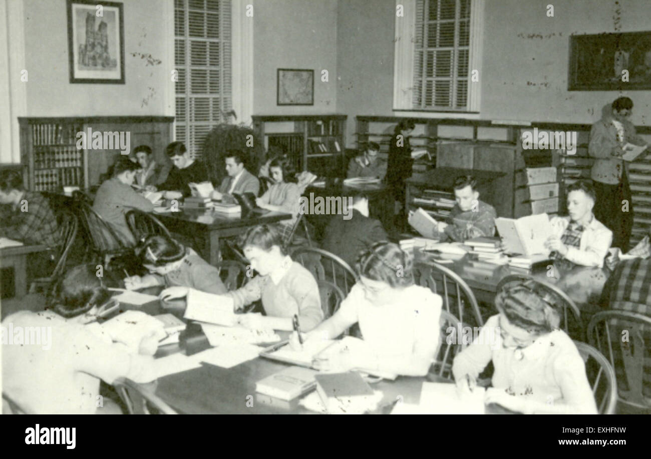 Library, Goshen College Stock Photo Alamy