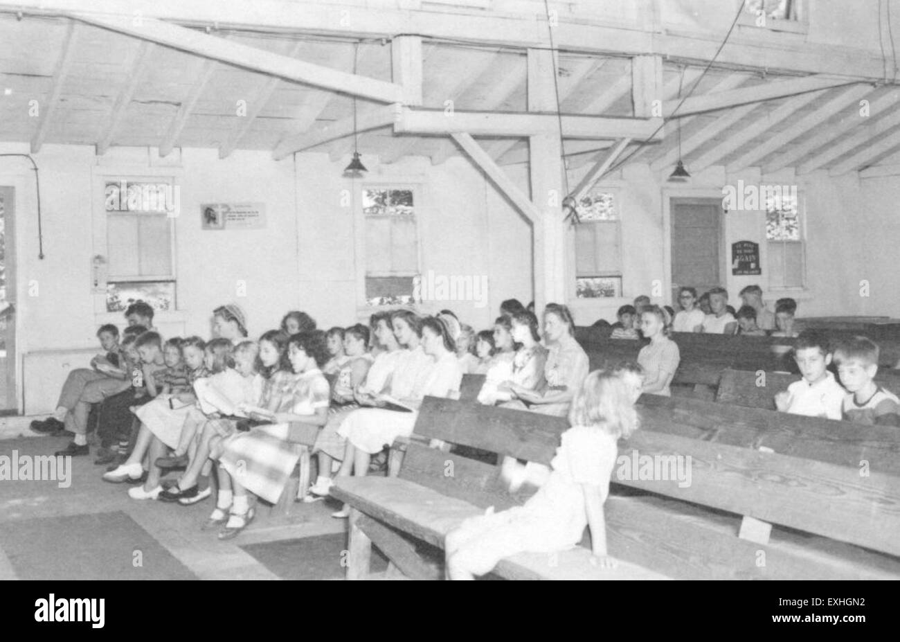 Meeting At Camp Kidron In Kidron Ohio Stock Photo Alamy