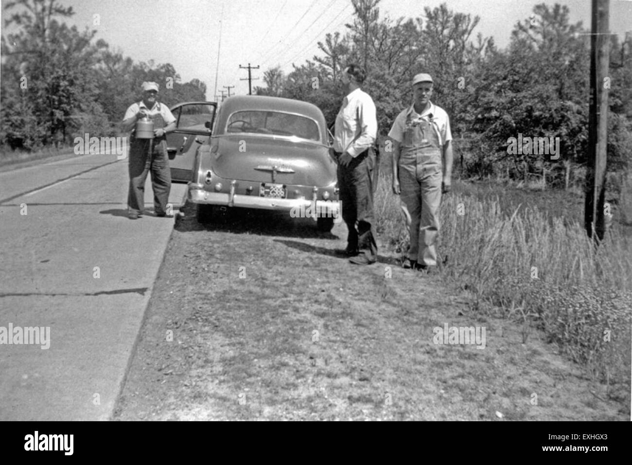 Mennonite Disaster Service, Judsonia, Arkansas, tornado 1952 Stock