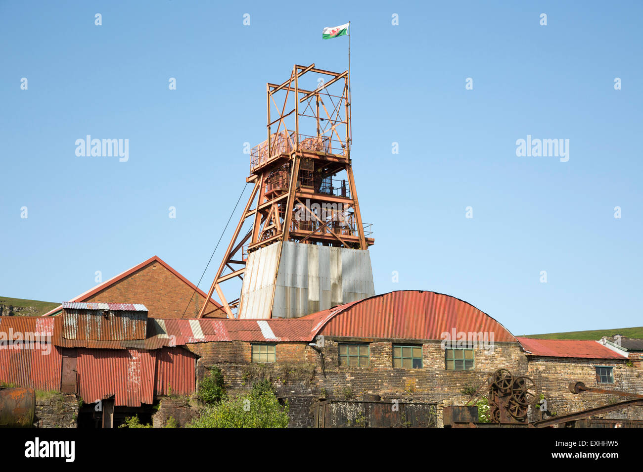 Big Pit National Coal Museum, Blaenavon, Torfaen, Monmouthshire, South Wales, UK Stock Photo