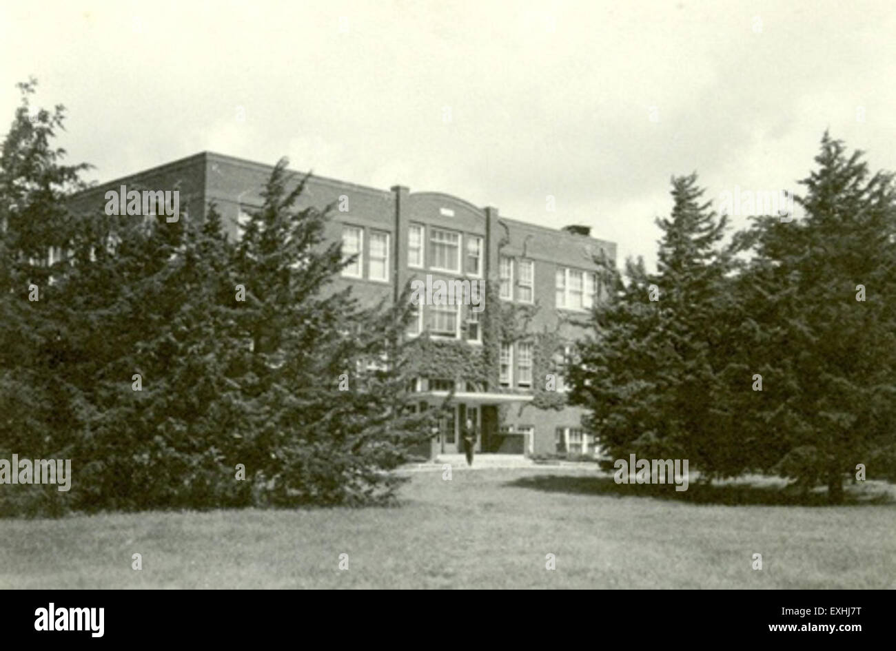 Administration Building, Hesston College Stock Photo Alamy