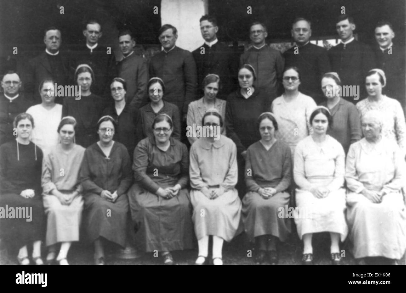 Missionaries in Dhamtari, India, 1932 1 Stock Photo
