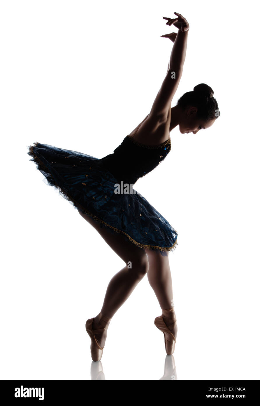 Ballet dancer white background hi-res stock photography and images - Alamy
