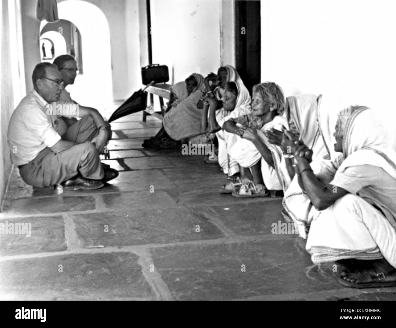Patients at Shantipur Leprosy Home, India, 1970 1 Stock Photo