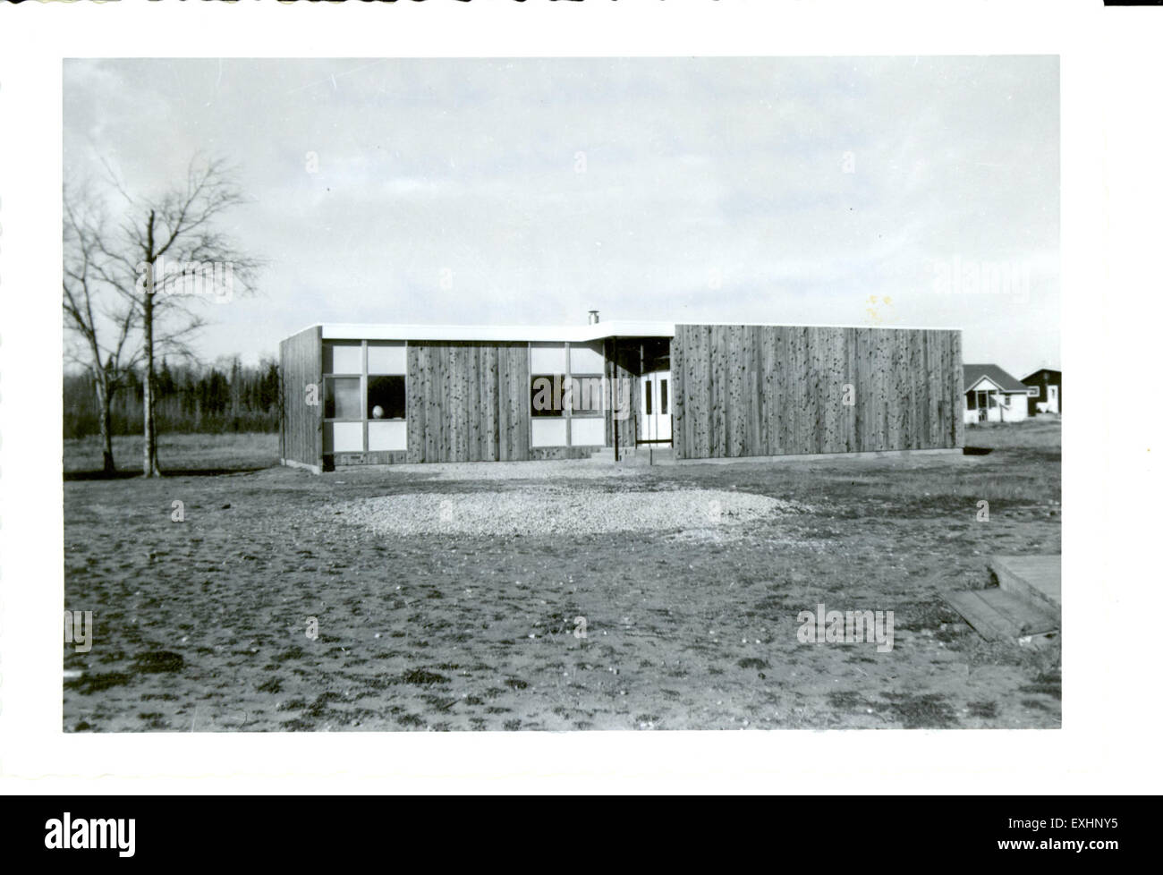 School Building In Imperial Mills Alberta Stock Photo Alamy
