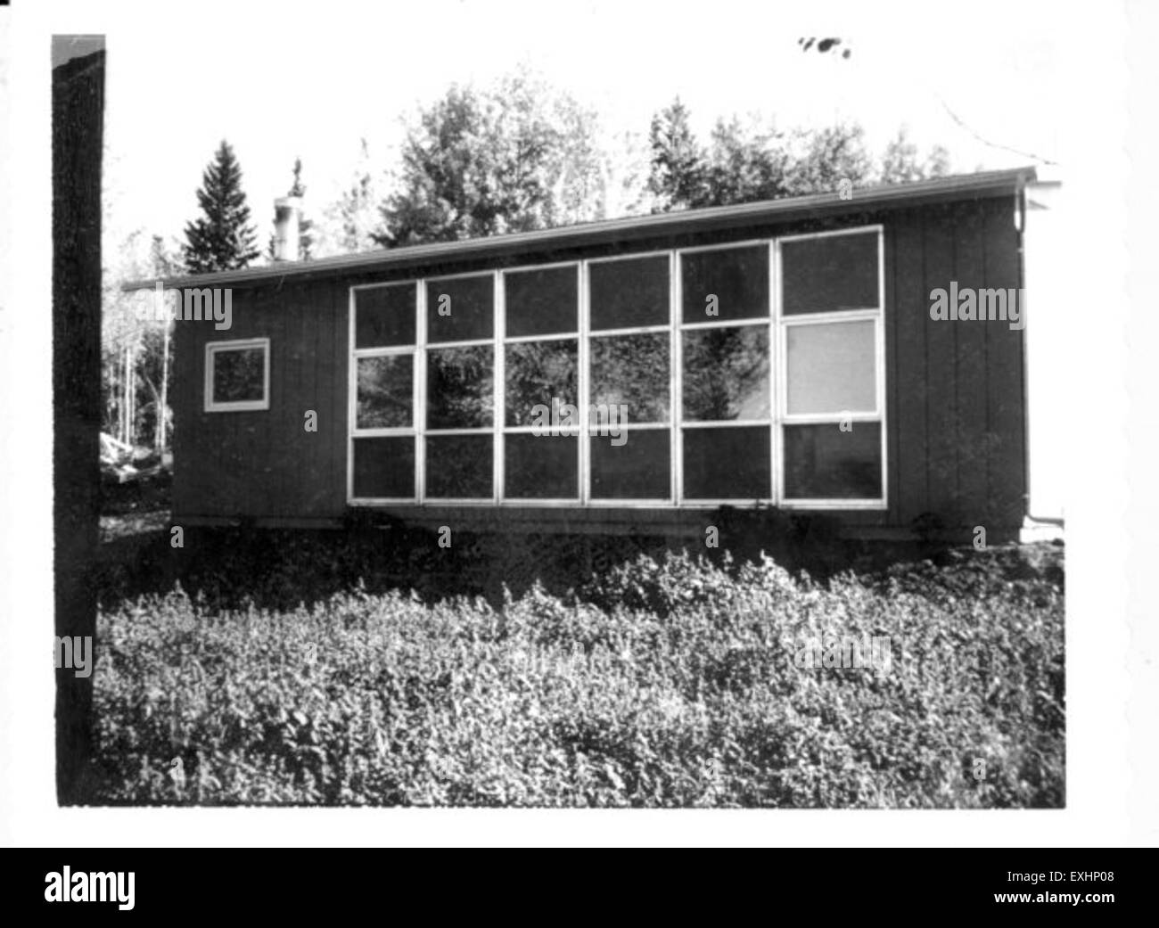 School House In Anzac Alberta Stock Photo Alamy