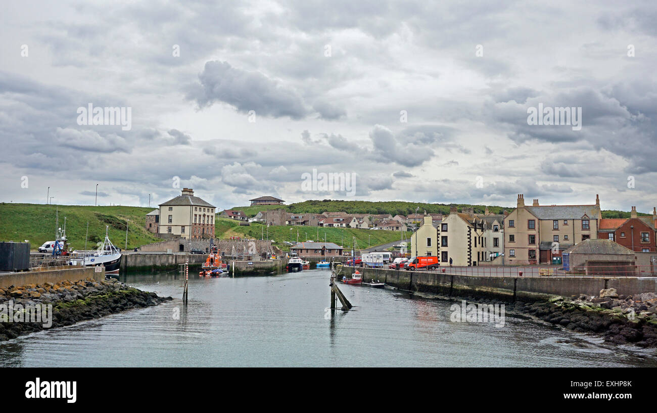 eyemouth harbour scotland Stock Photo