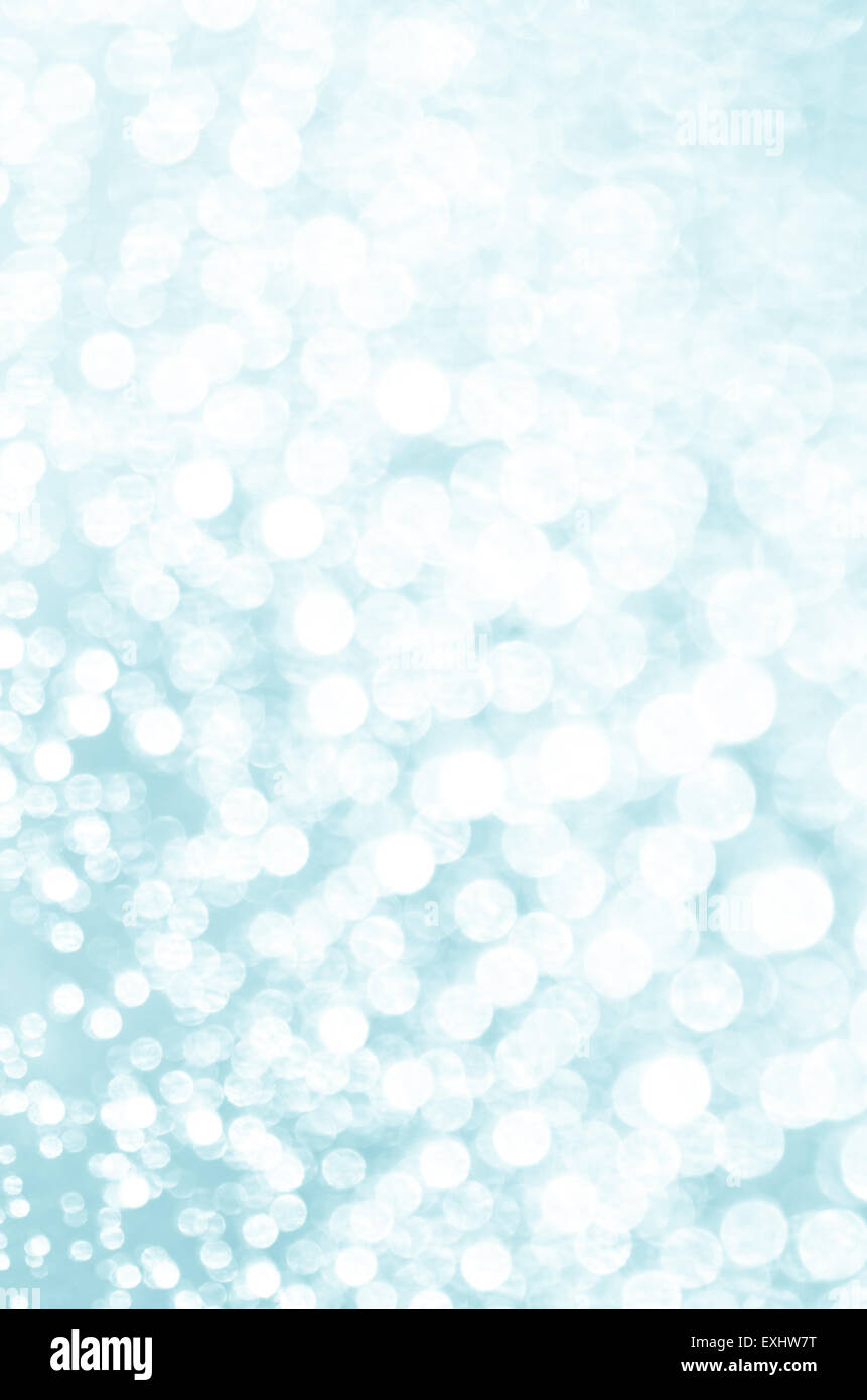 blue abstract blurred bokeh lights background Stock Photo - Alamy
