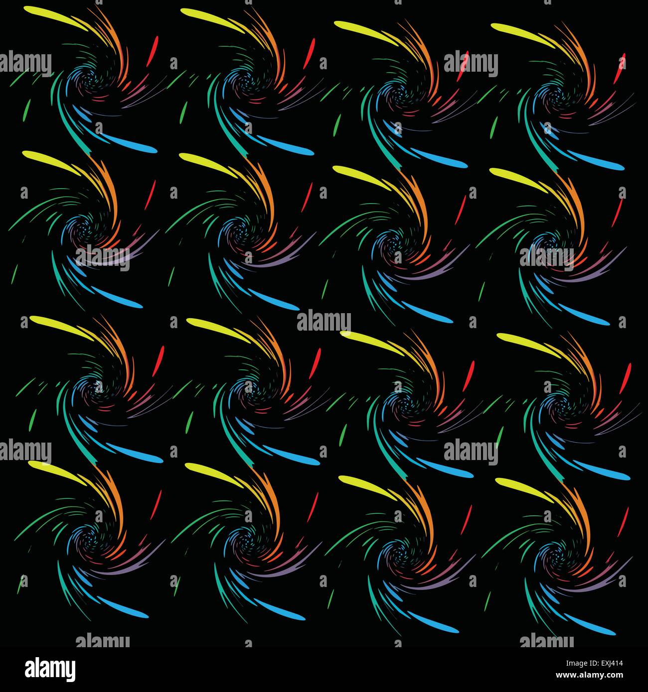 Rainbow spiral pattern Stock Vector Image & Art - Alamy