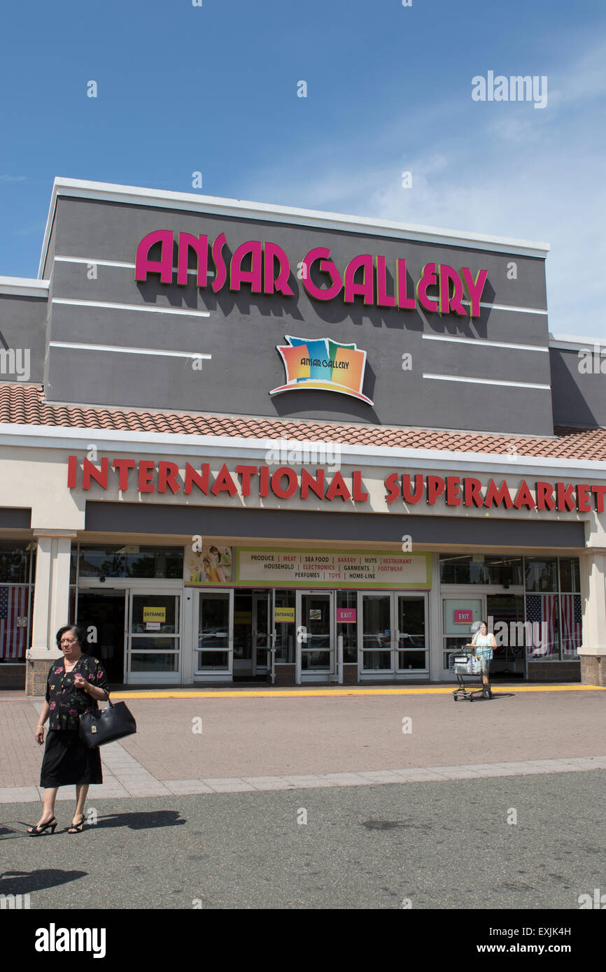 Exterior of the Ansar Gallery international super store in Tustin