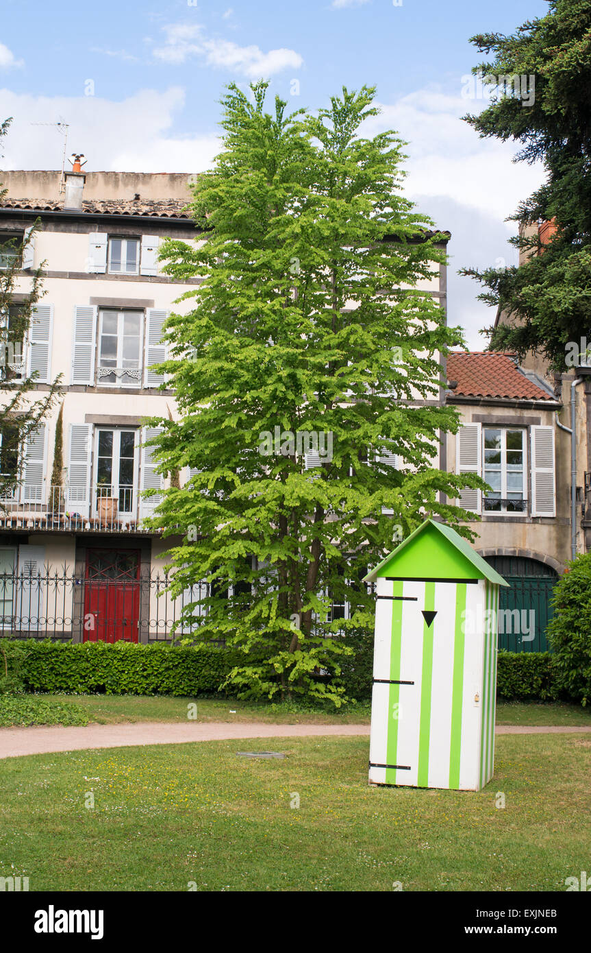 Installation of public art at Riom, Puy-de-Dôme, Auvergne, France, Europe Stock Photo