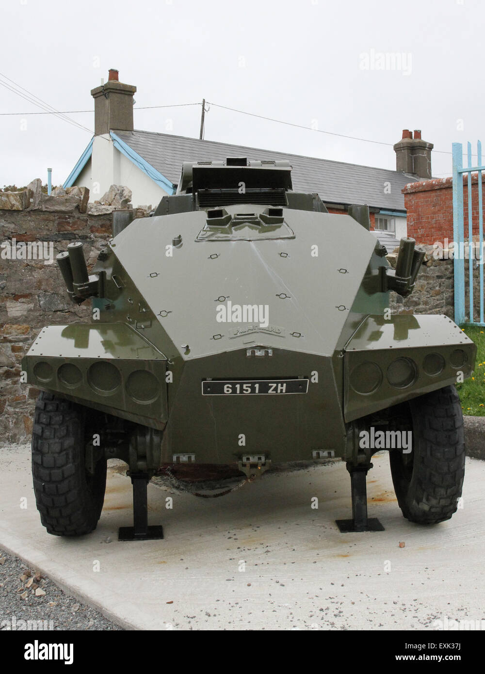 Panhard M3 VTT armoured personnel carrier at Fort Dunree County Stock