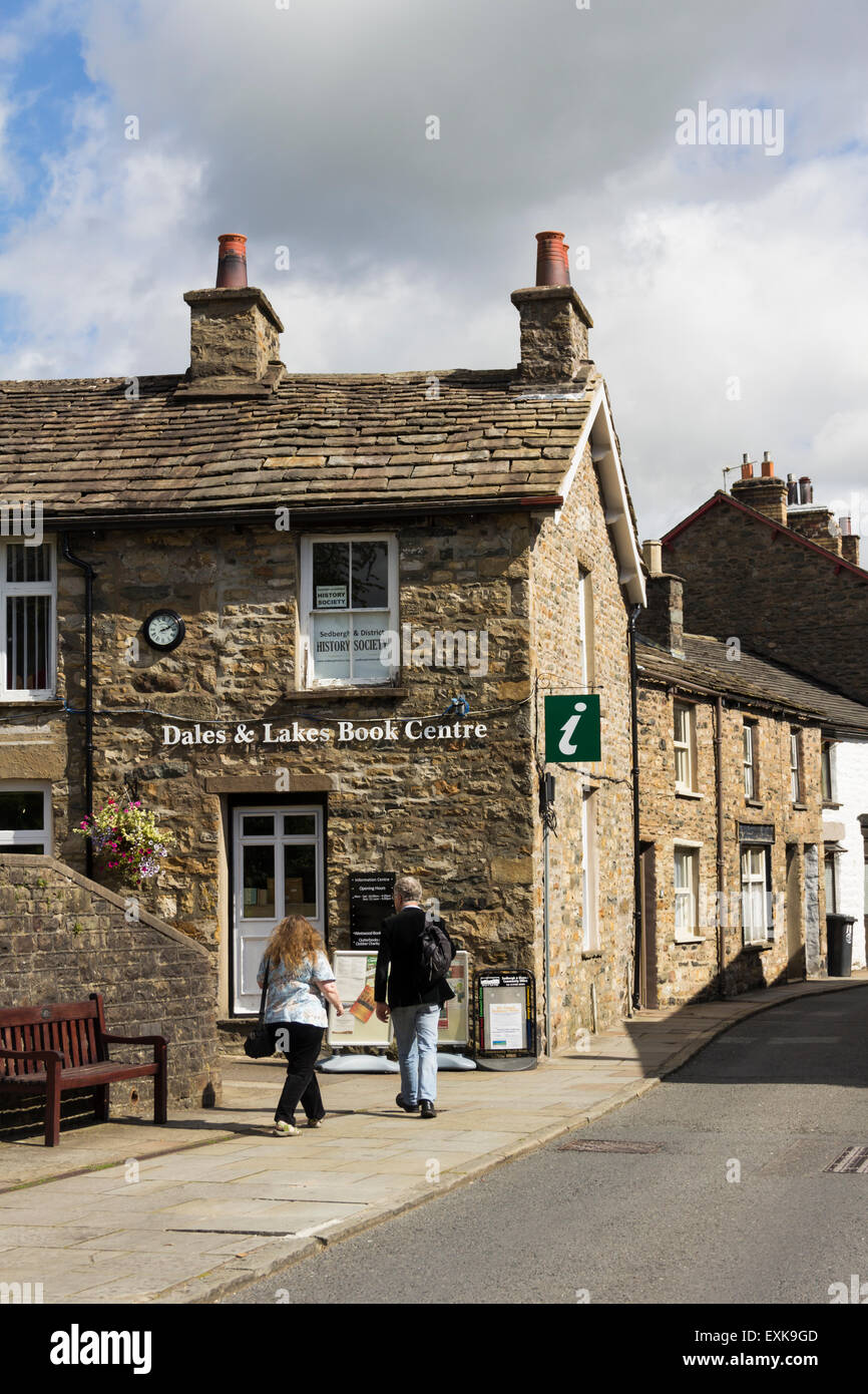 Sedbergh 'Dales and Lakes Centre', the tourist information and local history centre on Main street, Sedbergh, Cumbria. Stock Photo