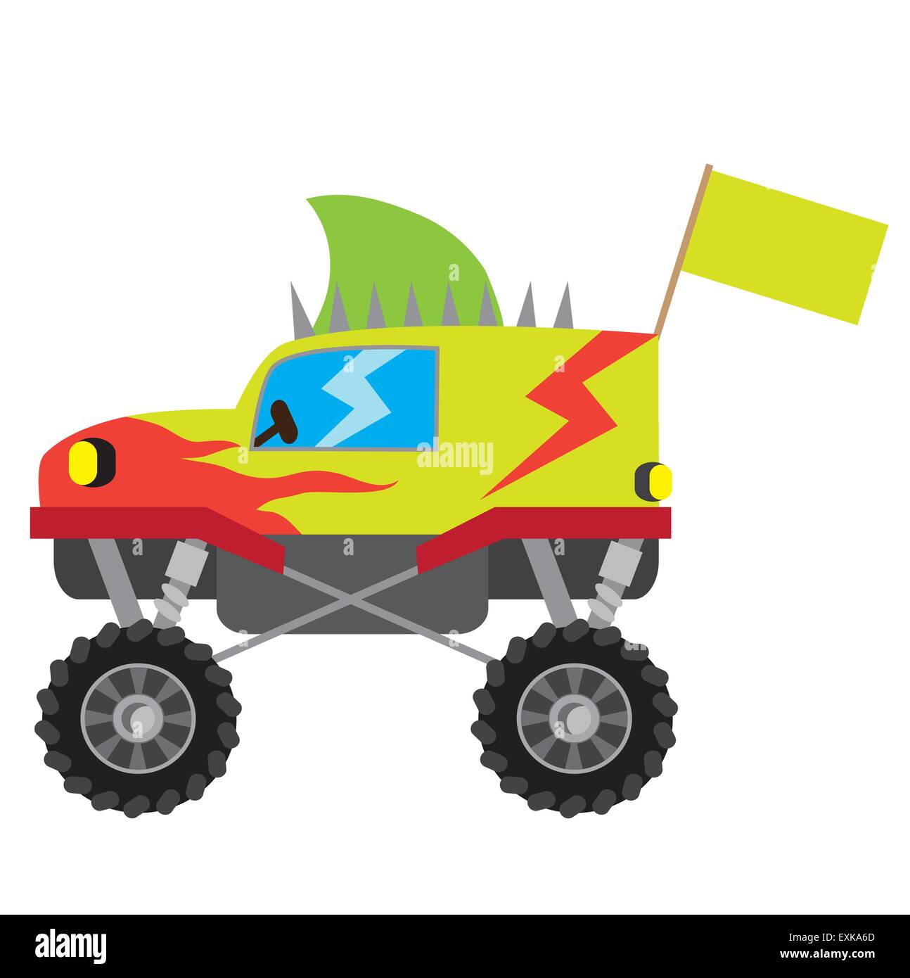 Monster truck Stock Vector Images - Alamy