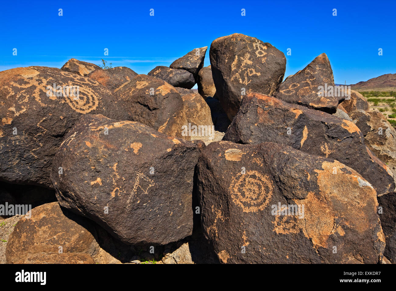 Painted Rock State Park, Arizona, USA Stock Photo - Alamy