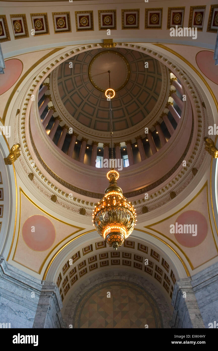 Interior dome, Washington State Capital, Olympia, Washington Stock ...