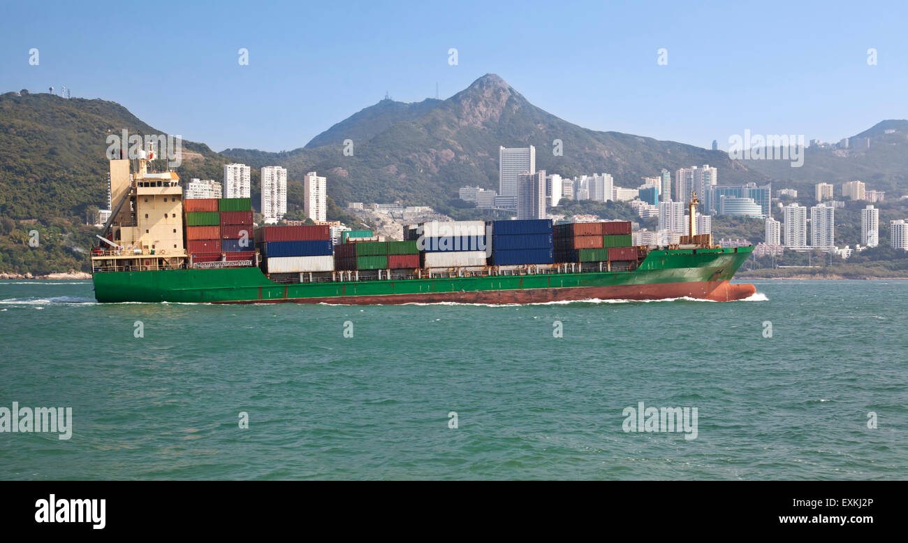 Cargo ship Stock Photo