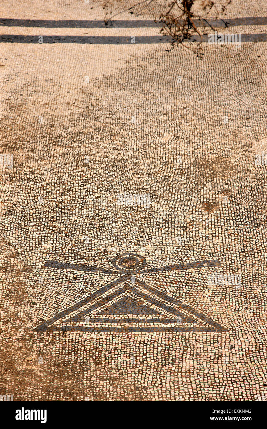 The Tanit Goddess symbol, "House of the Dolphins" , archaeological site