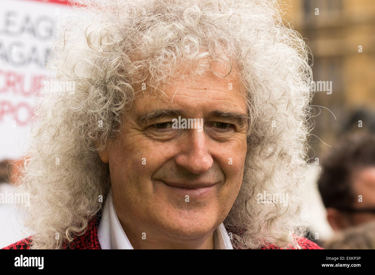 Westminster, London, July 14th 2015. Hundreds of animal rights Stock