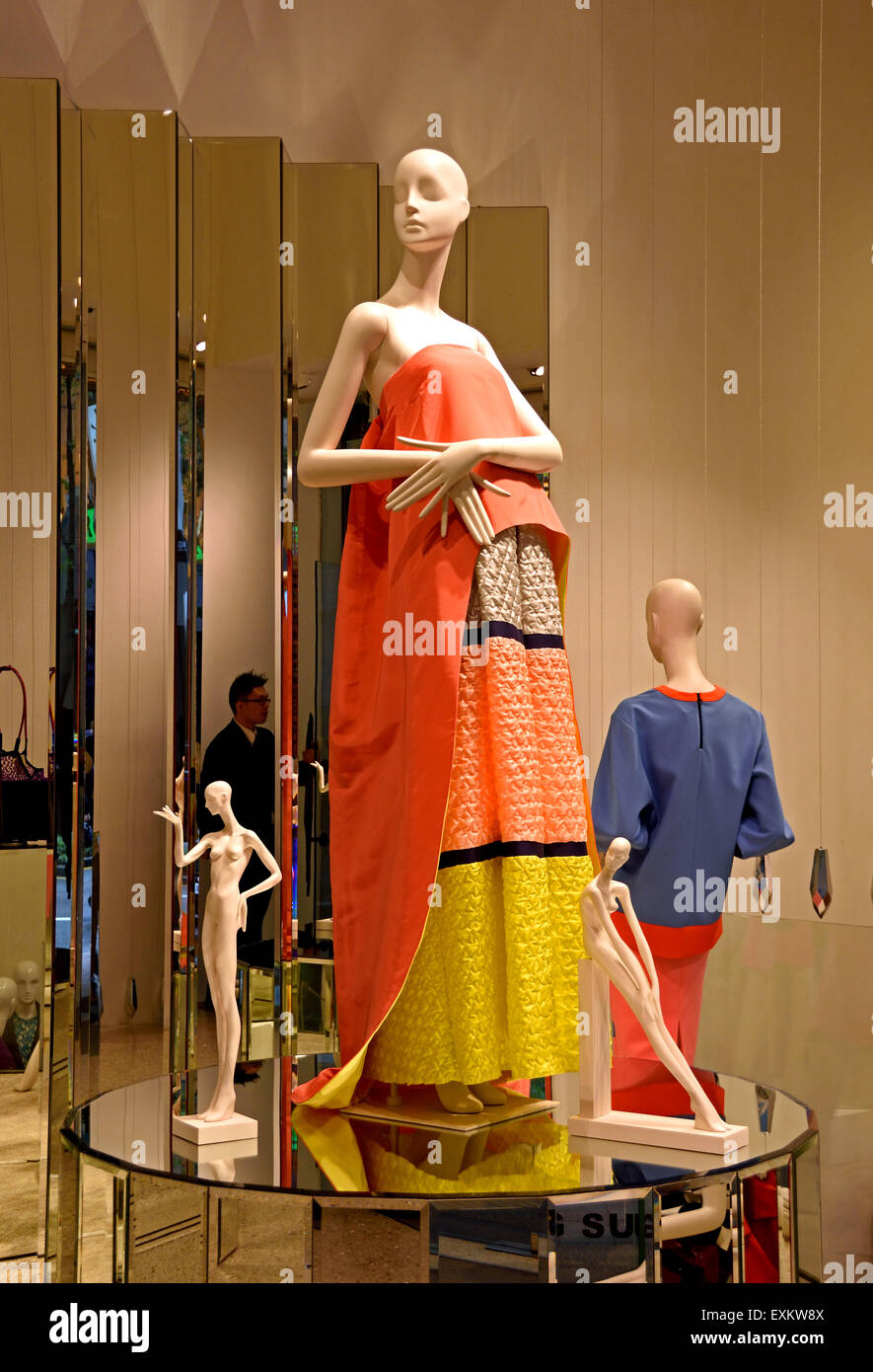 Fashion store Kowloon Tsim Sha Tsui  China Chinese Stock Photo
